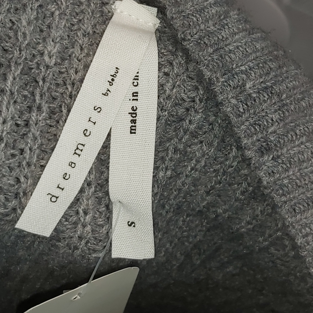 Dreamers by Debut Gray Knit Dress - Picture 3 of 10